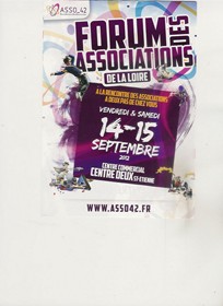 Affiche Forum des associations Saint-Etienne